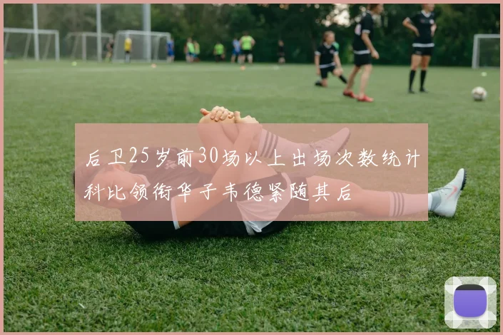 后卫25岁前30场以上出场次数统计科比领衔华子韦德紧随其后