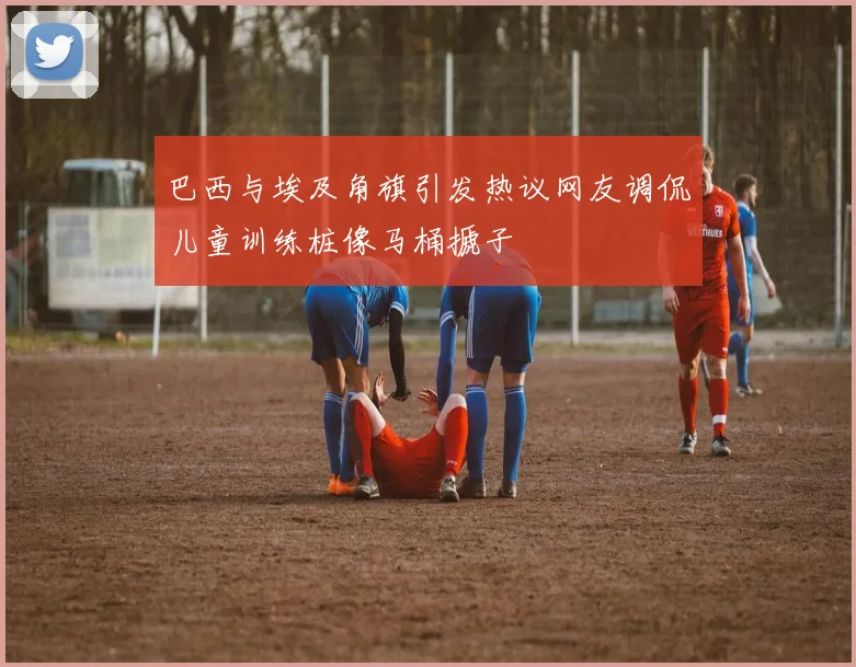 巴西与埃及角旗引发热议网友调侃儿童训练桩像马桶搋子